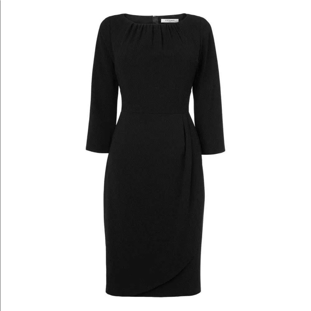 LK Bennett ALO Dress SZ 6 Waistband Panel Sheath